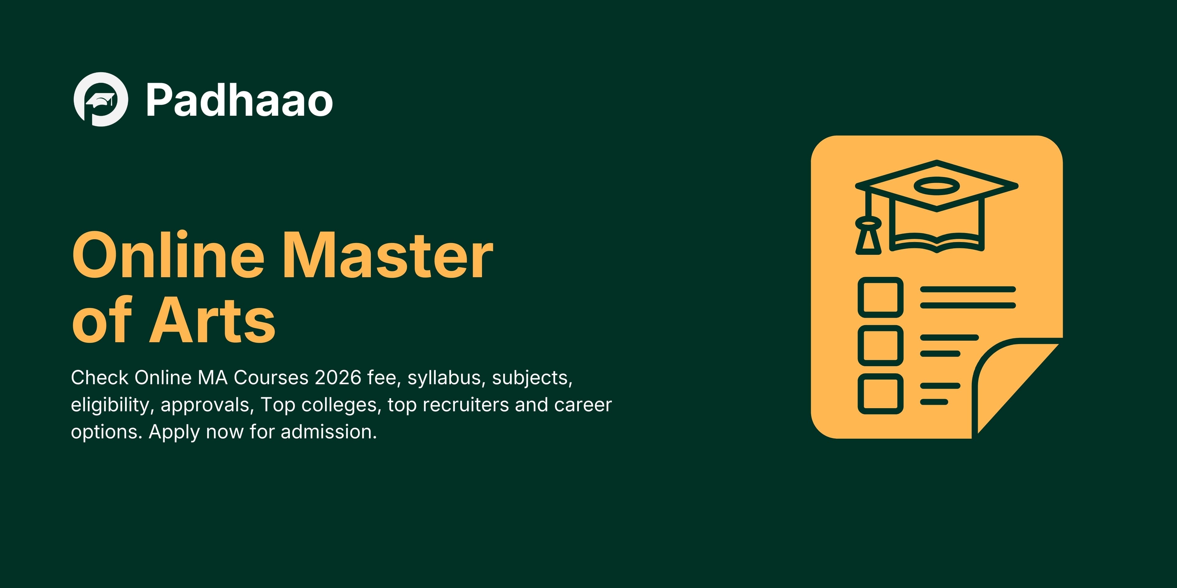 Online Master of Arts