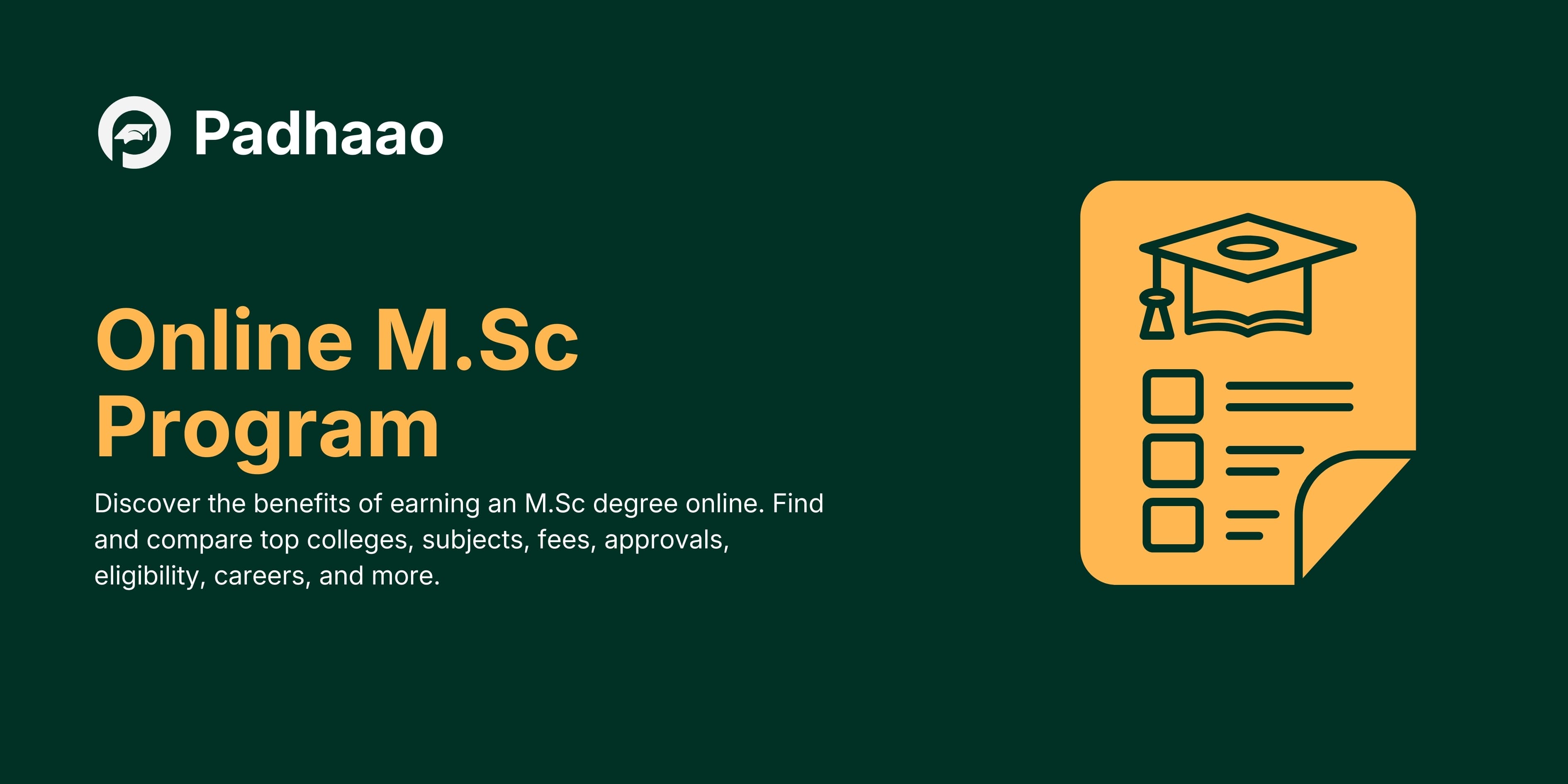 Online M.Sc Program