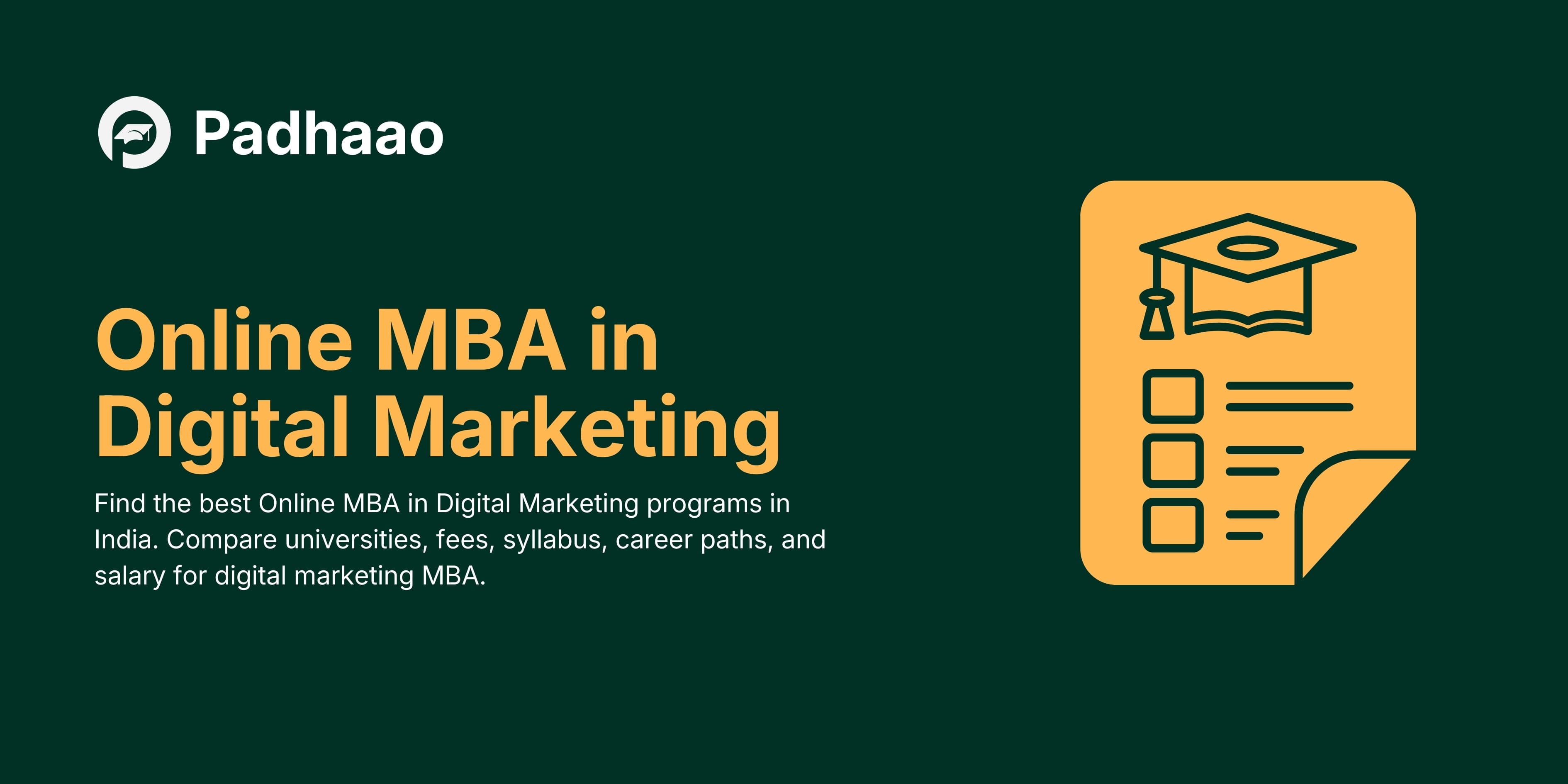 Online MBA in Digital Marketing