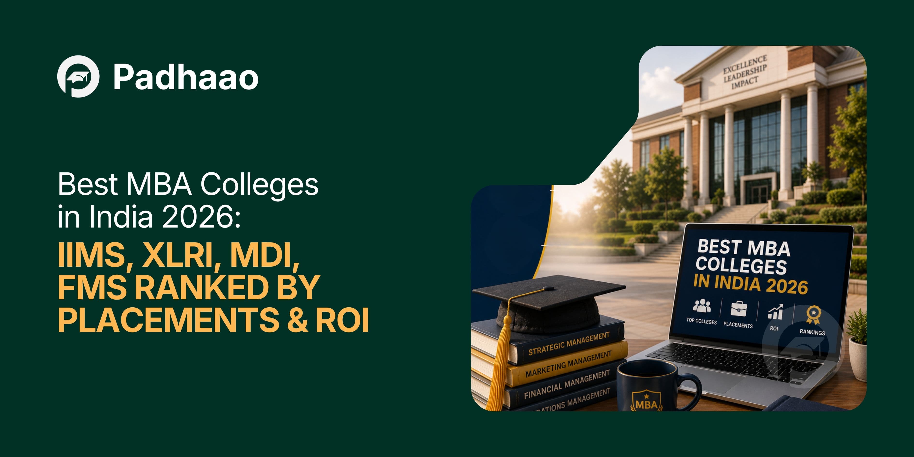 Best MBA Colleges in India 2026 — IIMs, XLRI, MDI, FMS Ranked by Placements & ROI