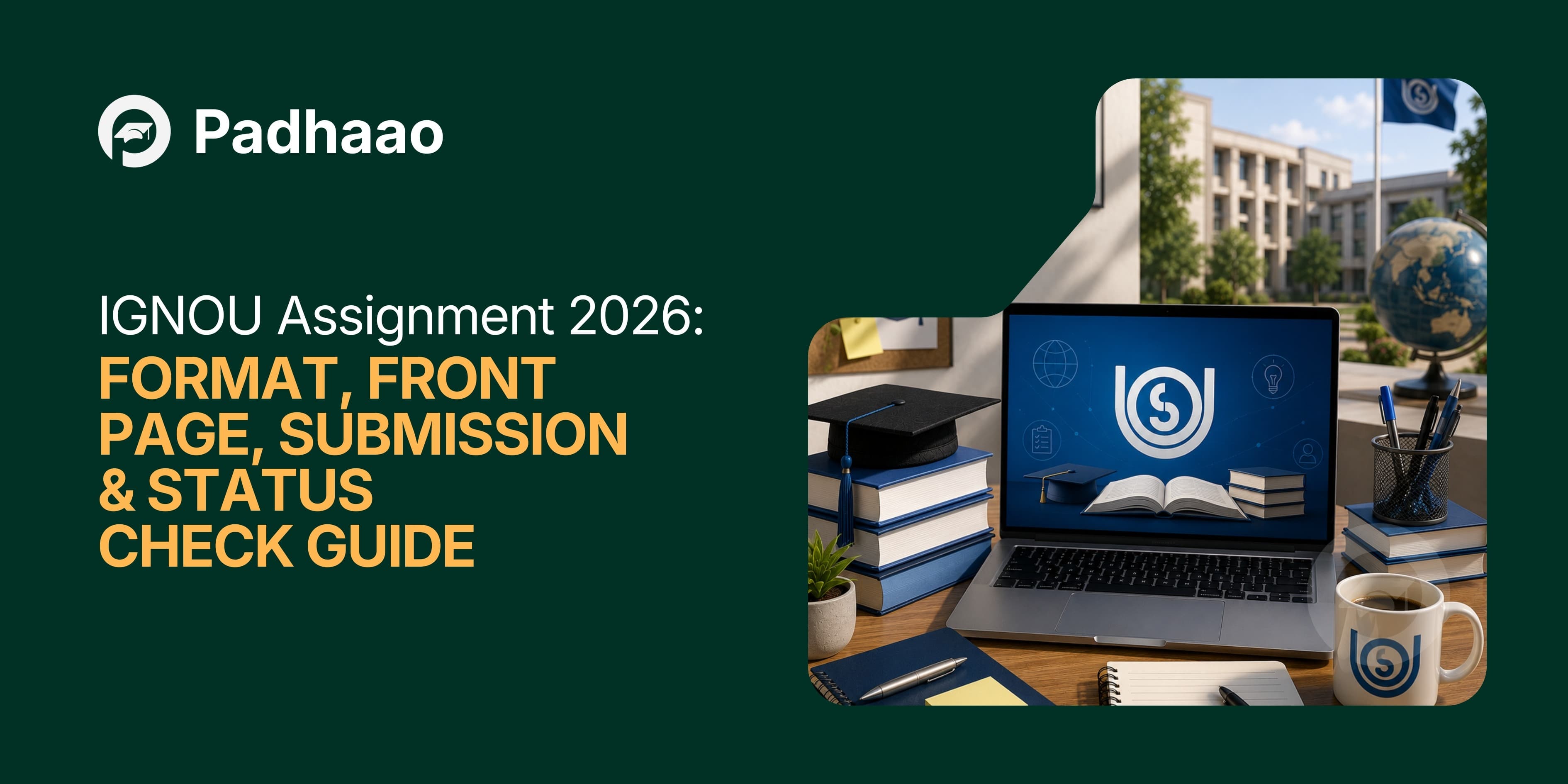 IGNOU Assignment 2026: Format, Front Page, Submission & Status Check Guide