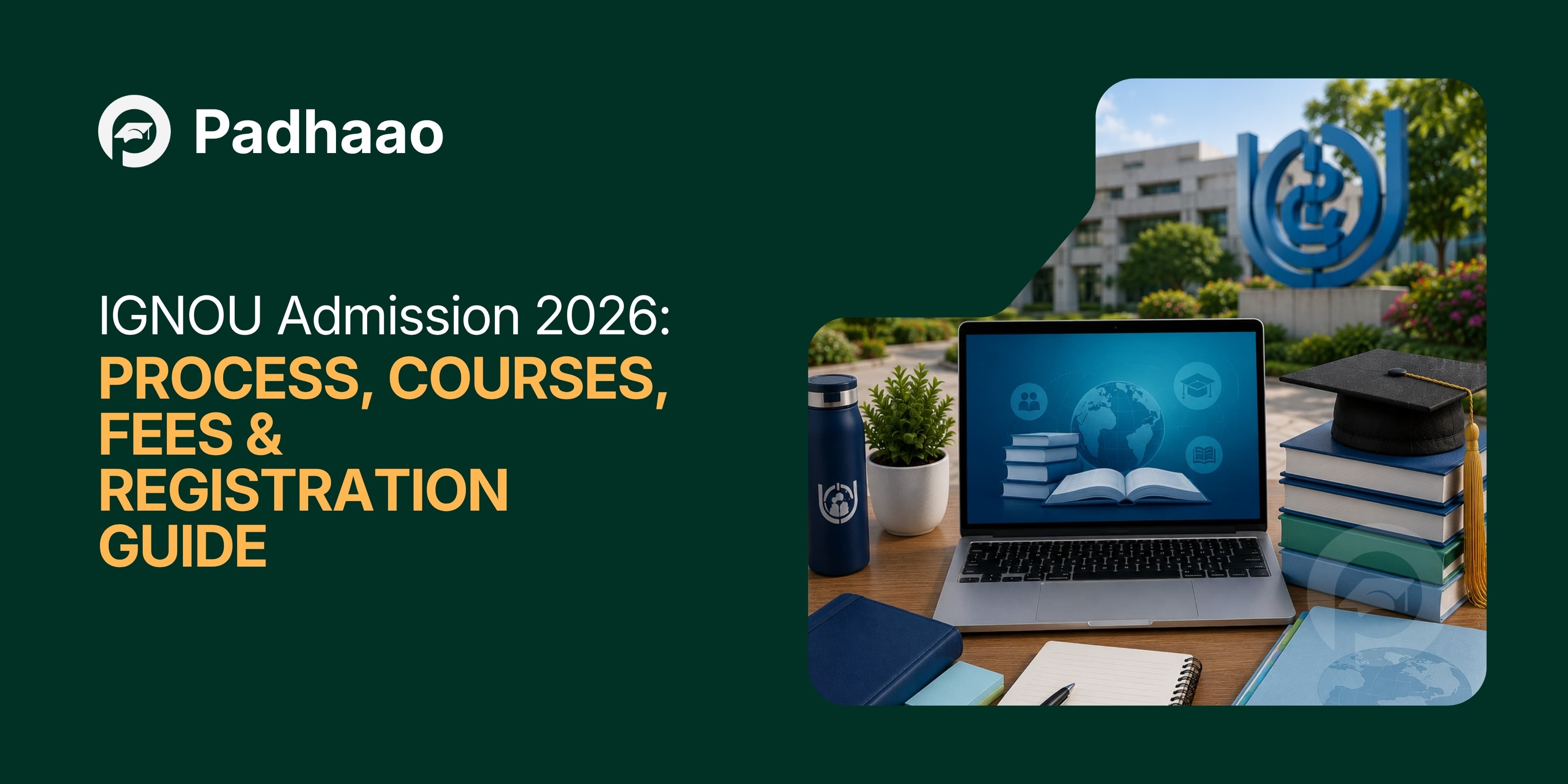 IGNOU Admission 2026: Process, Courses, Fees & Registration Guide