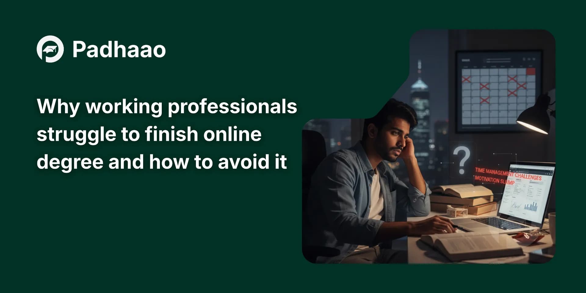 Why Working Professionals Struggle to Finish Online Degrees — and How to Avoid It