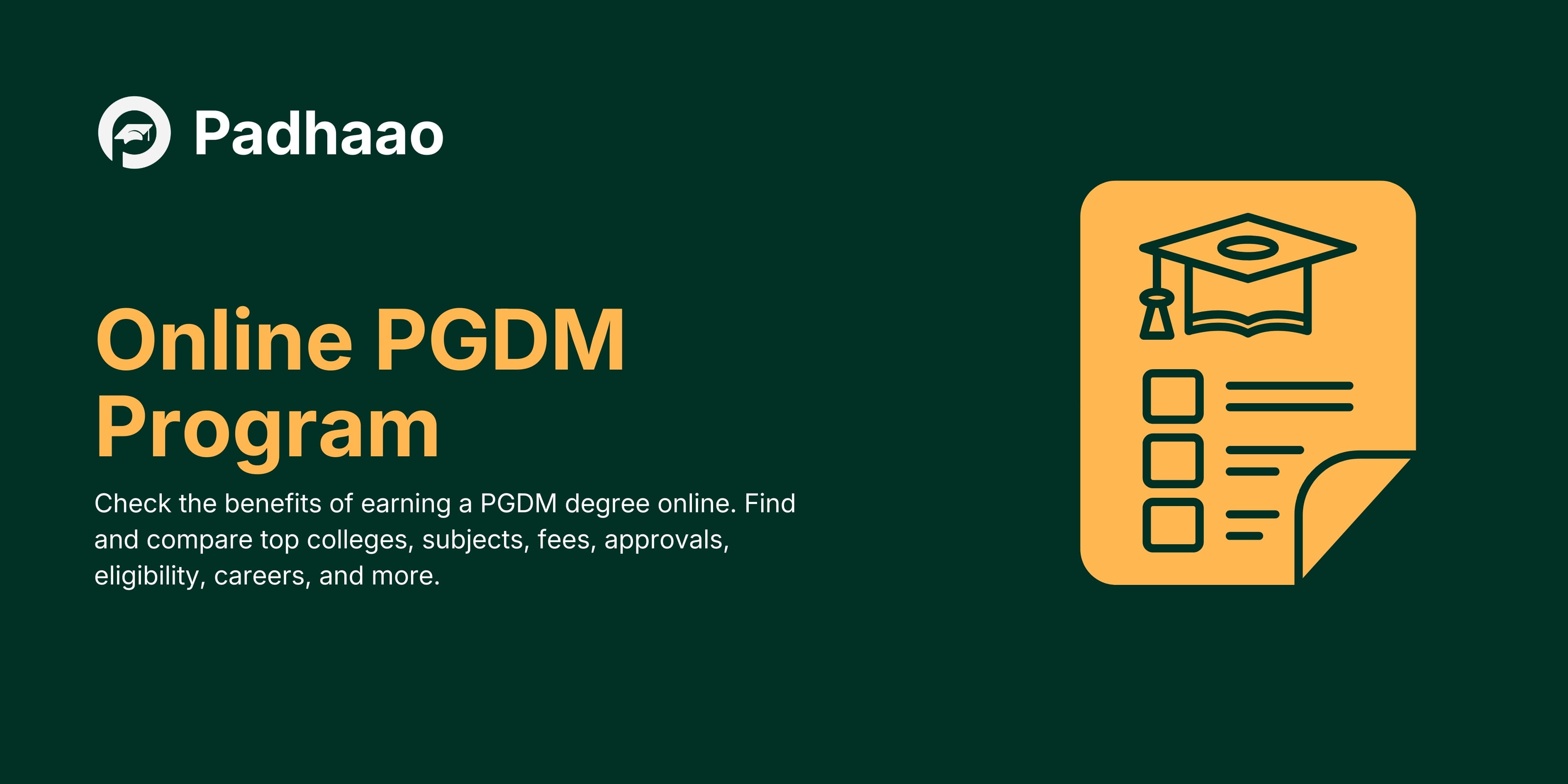 Online PGDM Program