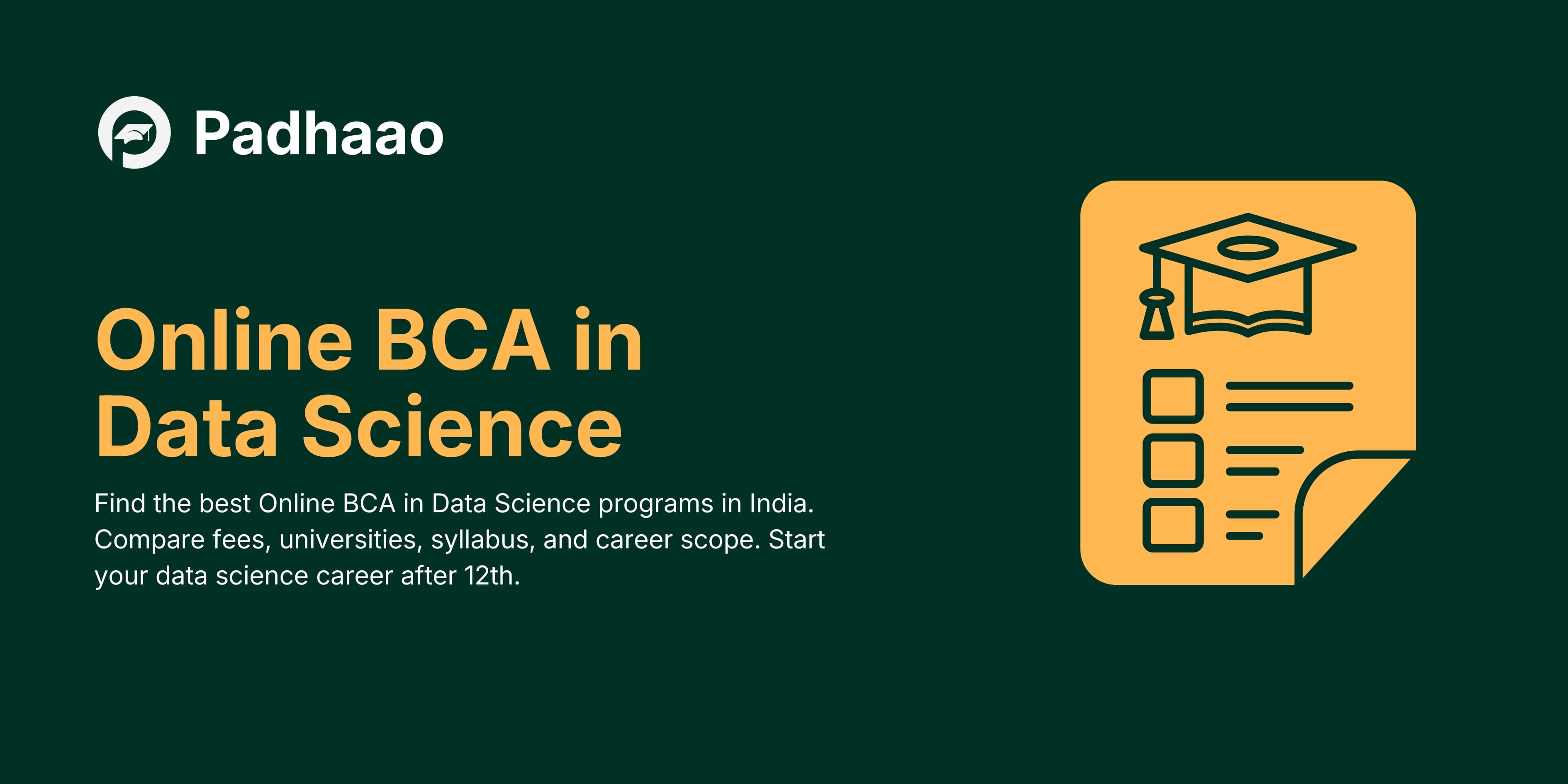 Online BCA in Data Science