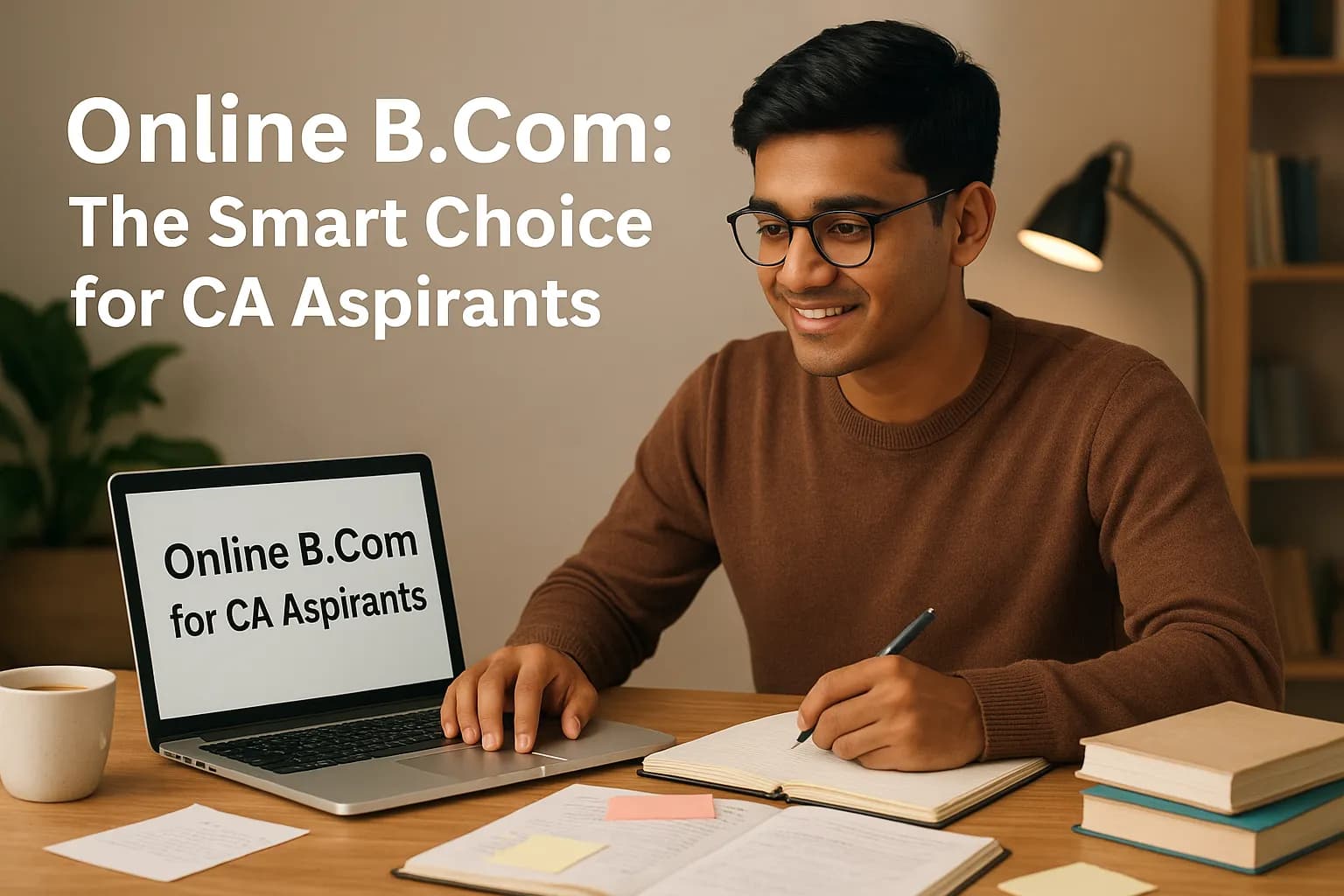 Why Online B.Com is the Best Option for CA Aspirants